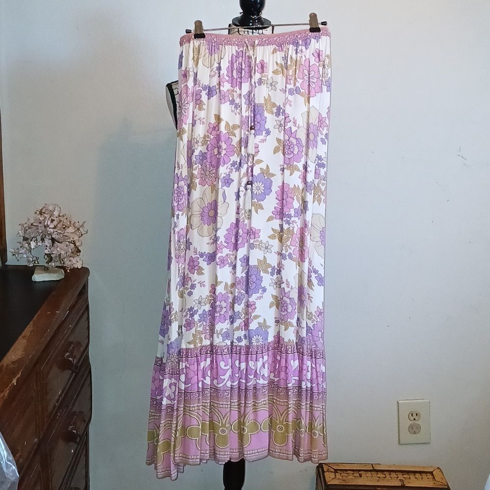 Spell Buttercup Maxi Skirt XS